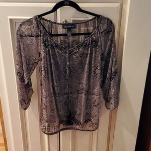 INC International Concepts Sheer Top